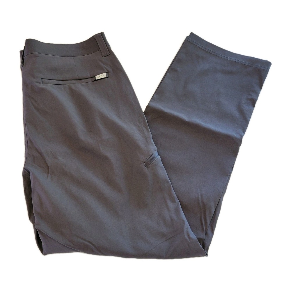 Orvis Tech Pants Gray Nylon Men Size 36x30 Hiking Camping Outdoors Awesome